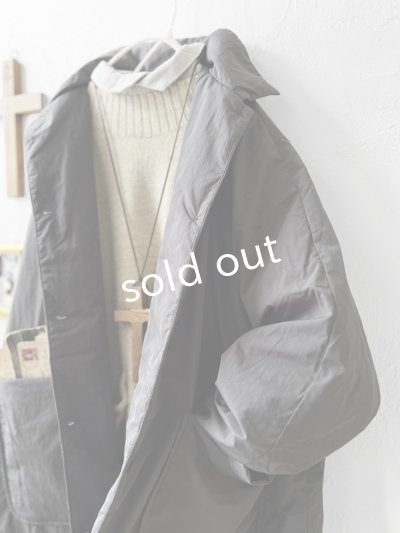 画像2: SO／ふわふわ中綿キルティングコート・スミクロ