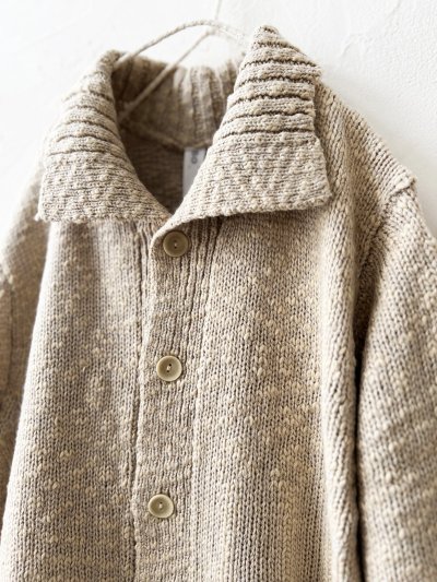 画像6: SO／スラブニットカーディガン・ベージュ