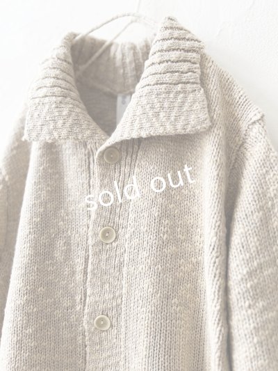画像5: SO／スラブニットカーディガン・ベージュ