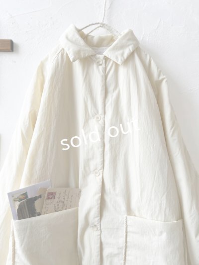 画像4: SO／ふわふわ中綿キルティングコート・キナリ