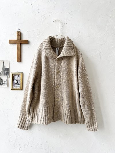 画像5: SO／スラブニットカーディガン・ベージュ