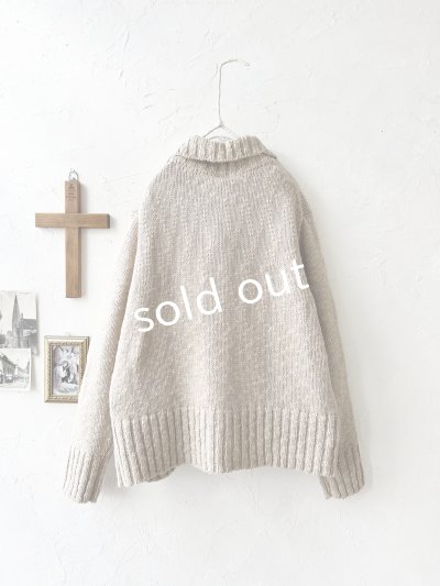 画像8: SO／スラブニットカーディガン・ベージュ