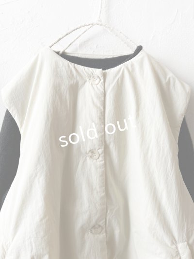 画像2: SO／ふわふわキルティングベスト・キナリ