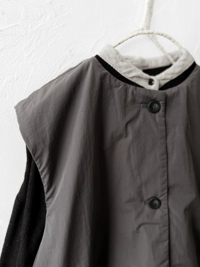 画像3: SO／ふわふわキルティングベスト・スミクロ