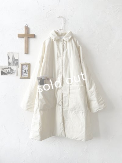 画像3: SO／ふわふわ中綿キルティングコート・キナリ