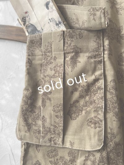 画像8: MARCHE' DE SOEUR／ハックルベリーパンツ・ボタニカルコールテン