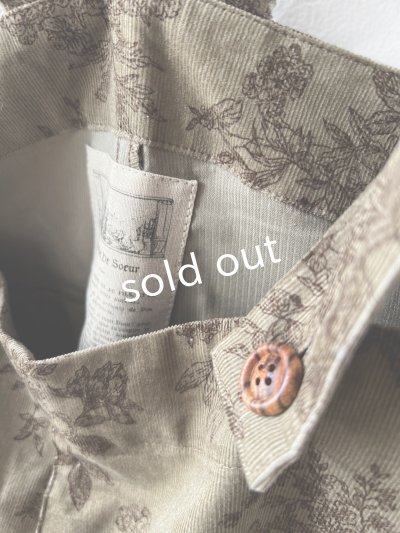 画像11: MARCHE' DE SOEUR／ハックルベリーパンツ・ボタニカルコールテン