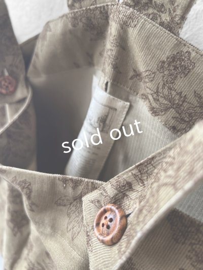 画像14: MARCHE' DE SOEUR／ハックルベリーパンツ・ボタニカルコールテン