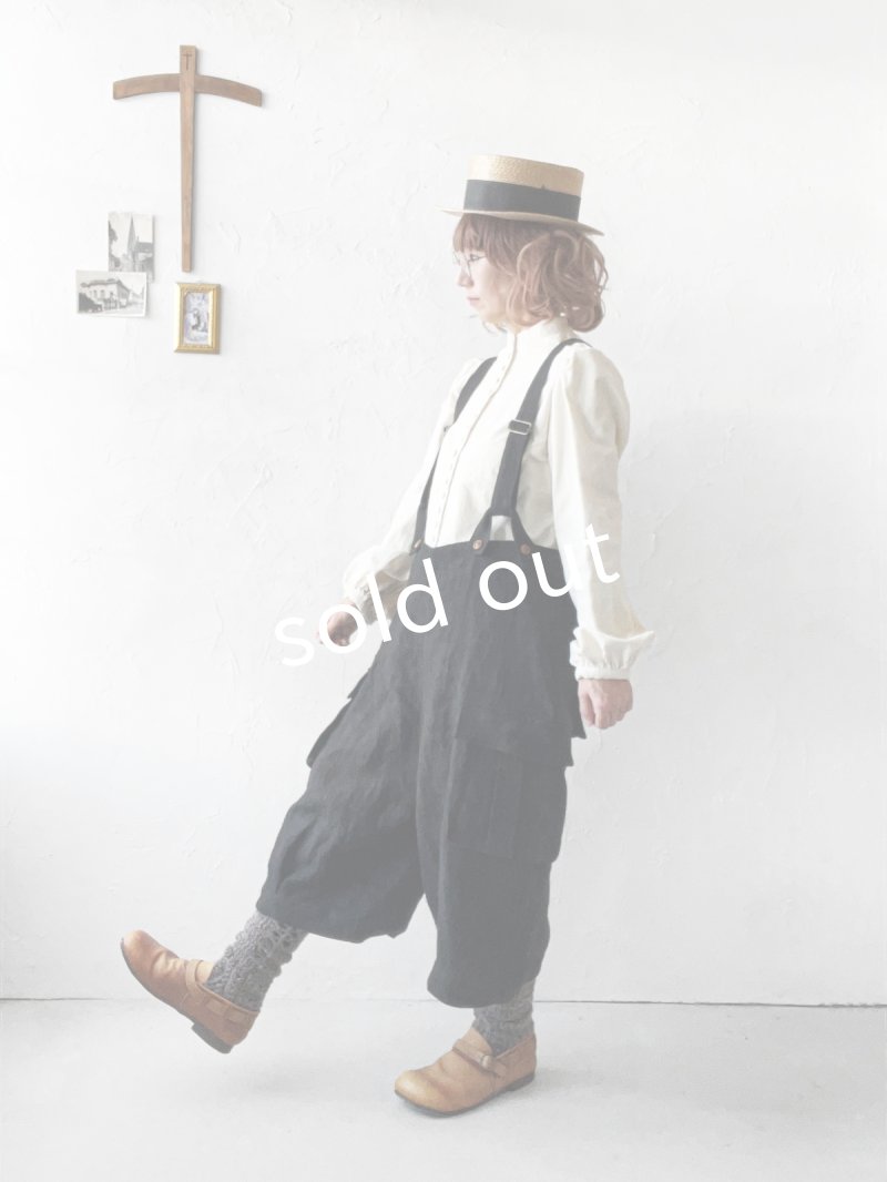 画像15: MARCHE' DE SOEUR／ハックルベリーパンツ・ヴィンテージブラック (15)