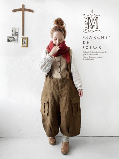 画像18: MARCHE' DE SOEUR／ハックルベリーパンツ・キャメルコーデュロイ