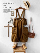 MARCHE' DE SOEUR／ハックルベリーパンツ・キャメルコーデュロイ