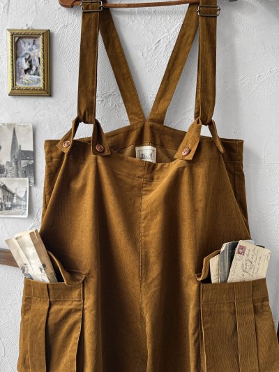 画像3: MARCHE' DE SOEUR／ハックルベリーパンツ・キャメルコーデュロイ