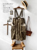 画像1: MARCHE' DE SOEUR／ハックルベリーパンツ・ボタニカルコールテン (1)
