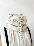 画像2: Sana Hastakala／Nepal knit neck warmer・杢ホワイト (2)