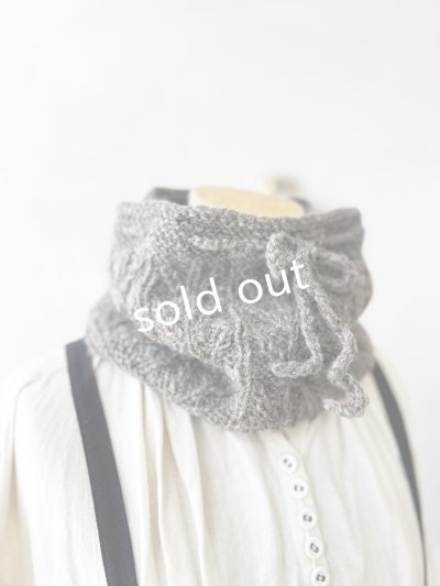 画像2: Sana Hastakala／Nepal knit neck warmer・杢ブラウン