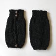 画像3: Sana Hastakala／Nepal knit leg warmer・杢ブラック (3)