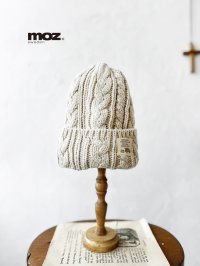 moz／ニットキャップ・アイボリー