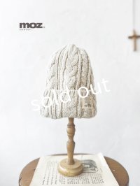 moz／ニットキャップ・アイボリー