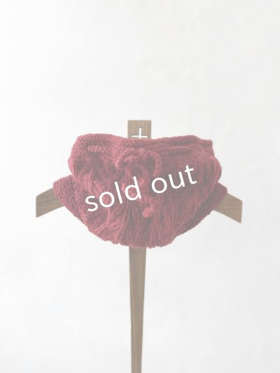 画像3: Sana Hastakala／Nepal knit neck warmer・レッド