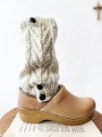 画像2: Sana Hastakala／Nepal knit leg warmer・杢ホワイト (2)