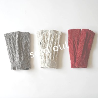 画像7: Sana Hastakala／Nepal knit arm warmer・レッド