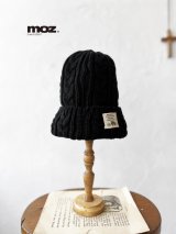 moz／ニットキャップ・ブラック