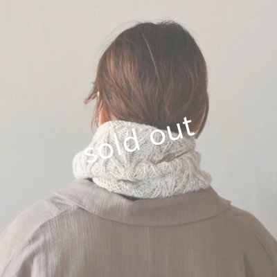 画像8: Sana Hastakala／Nepal knit neck warmer・杢ホワイト