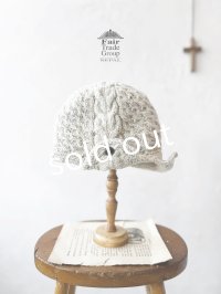 Sana Hastakala／Nepal knit Button cap