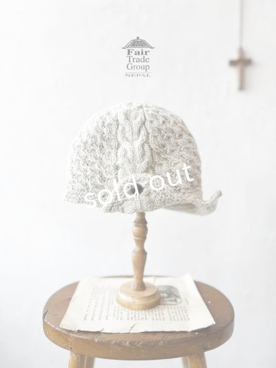 画像1: Sana Hastakala／Nepal knit Button cap