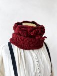 画像2: Sana Hastakala／Nepal knit neck warmer・レッド (2)