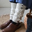 画像5: Sana Hastakala／Nepal knit leg warmer・杢ホワイト (5)