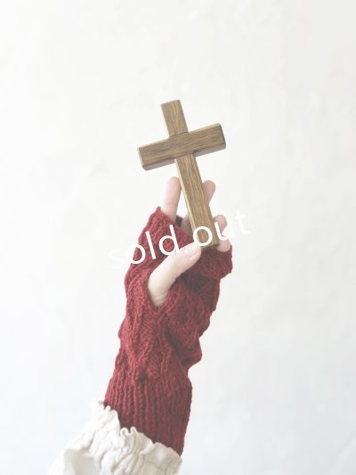 画像2: Sana Hastakala／Nepal knit arm warmer・レッド