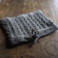 画像6: Sana Hastakala／Nepal knit neck warmer・杢ブラウン (6)