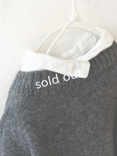 画像4: SO／サイドスリットカーディガン・チャコール