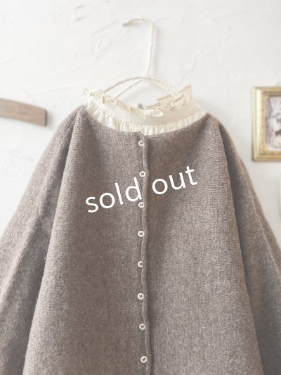 画像2: SO／2wayニットカーディガン・ブラウン