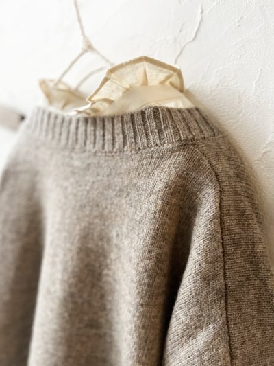 画像11: SO／サイドスリットカーディガン・サンドベージュ