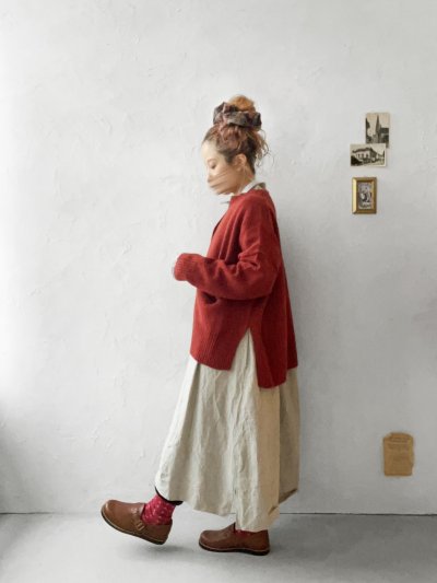 画像8: SO／サイドスリットカーディガン・ココア