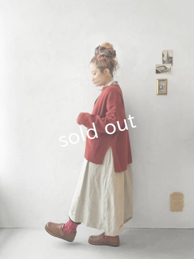 画像7: SO／サイドスリットカーディガン・チャコール