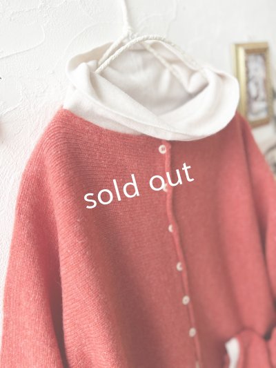 画像4: SO／2wayニットカーディガン・ブラッドレッド