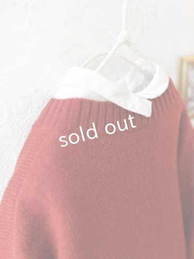 画像7: SO／サイドスリットカーディガン・オキシドレッド