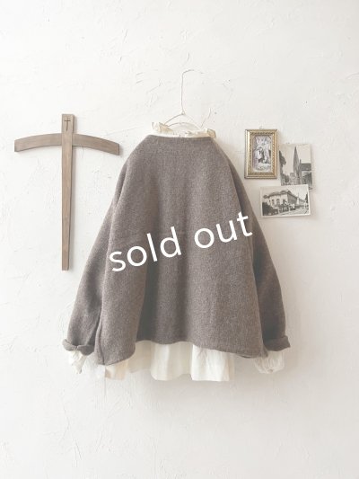 画像4: SO／2wayニットカーディガン・ブラウン