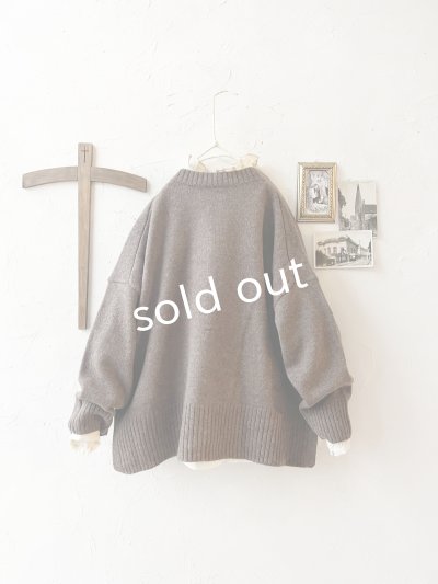 画像6: SO／サイドスリットカーディガン・ココア