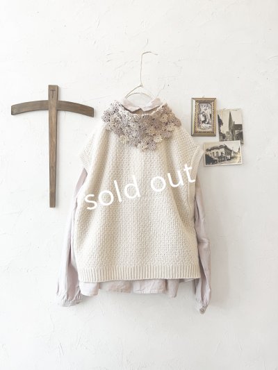 画像4: SO／アラン柄ワイドベスト・オートミール