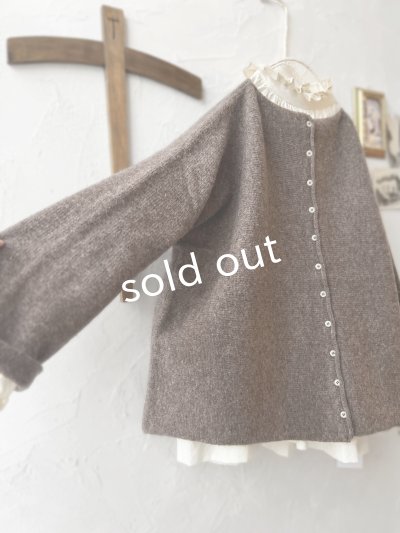 画像3: SO／2wayニットカーディガン・ブラウン