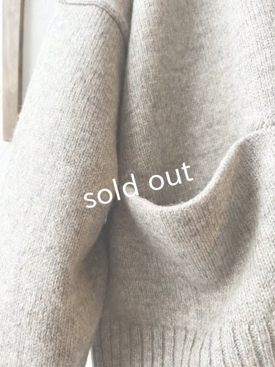 画像13: SO／サイドスリットカーディガン・チャコール