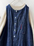 画像2: Libera&Capricciosa／リネンオーバーオール・12ozデニム (2)