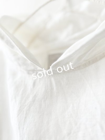 画像3: Libera&Capricciosa／オリーブオイルリネンフードプルオーバー・オフ