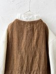 画像8: Libera&Capricciosa／天日干しリネンオーバーオール・柿渋 (8)