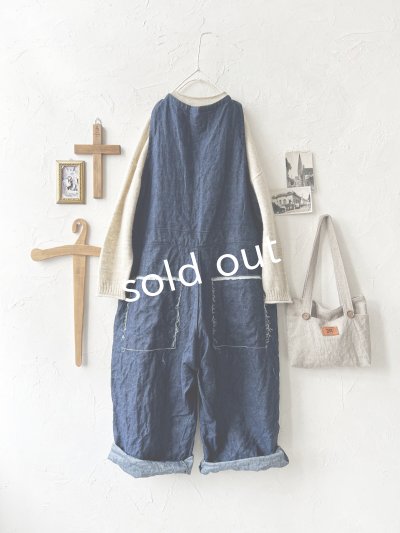 画像7: Libera&Capricciosa／リネンオーバーオール・12ozデニム