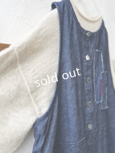 画像4: Libera&Capricciosa／リネンオーバーオール・12ozデニム